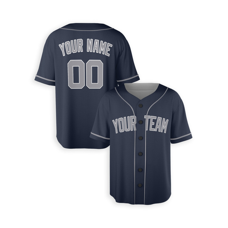 Personalized Men's New York Yankees Baseball Jersey Navy Alternate Style - Custom Team, Name & Number