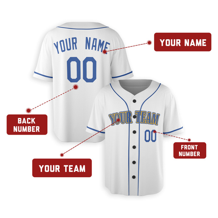 Personalized Men's Seattle Mariners Baseball Jersey White Heritage Style - Custom Team, Name & Number