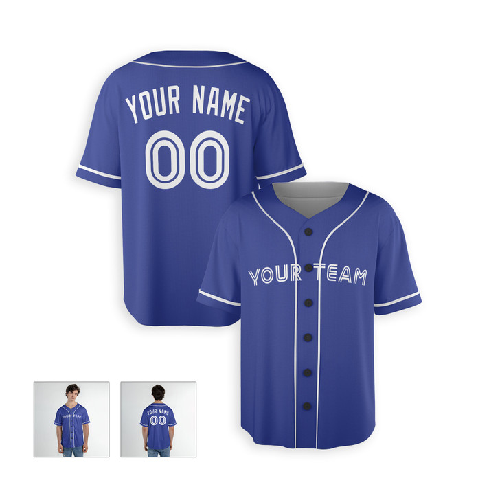 Personalized Men's Toronto Blue Jays Baseball Jersey Royal Alternate Style - Custom Team, Name & Number