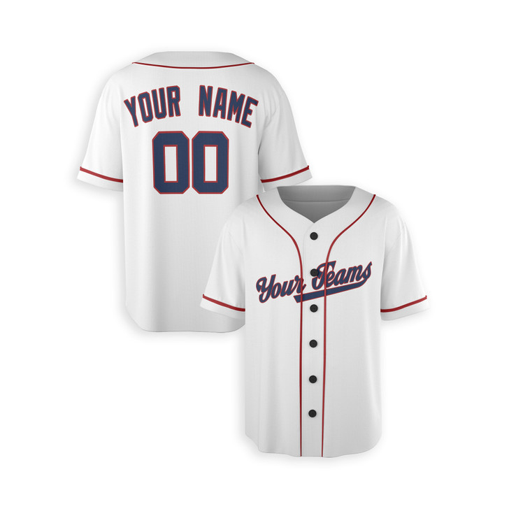 Personalized Men's Washington Nationals Baseball Jersey White Alternate Style - Custom Team, Name & Number