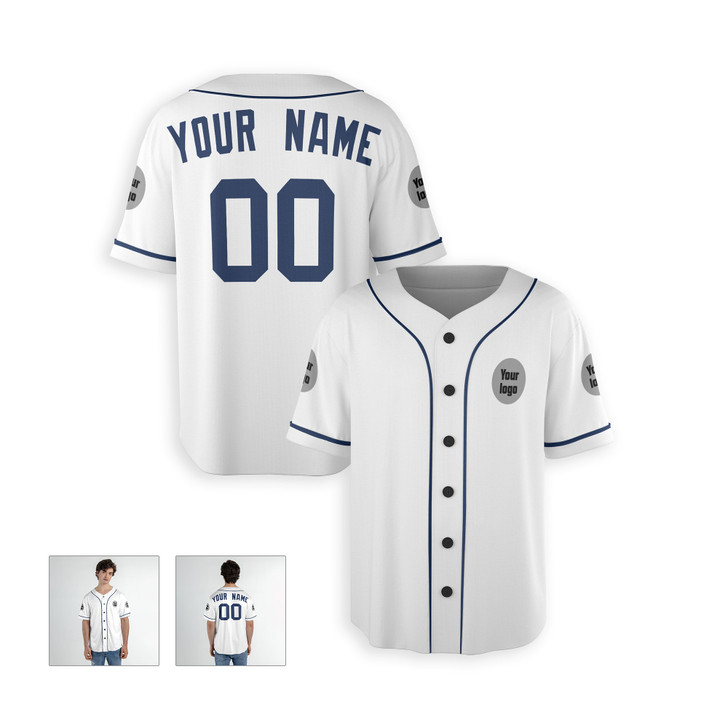 Personalized Men's Detroit Tigers Baseball Jersey White Fan Style - Custom Logo, Name & Number