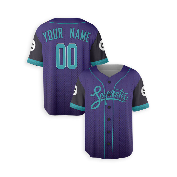 Personalized Men's Arizona Diamondbacks Baseball Jersey Purple City Style - Custom Logo, Name & Number