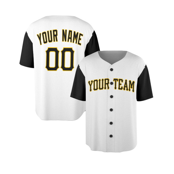 Personalized Men's Pittsburgh Pirates Baseball Jersey White Cooperstown Limited Style - Custom Team, Name & Number