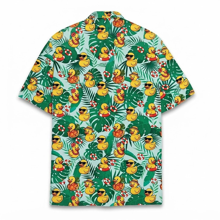 Hawaiian Shirt - Tropical Rubber Duck Aloha Summer Beach
