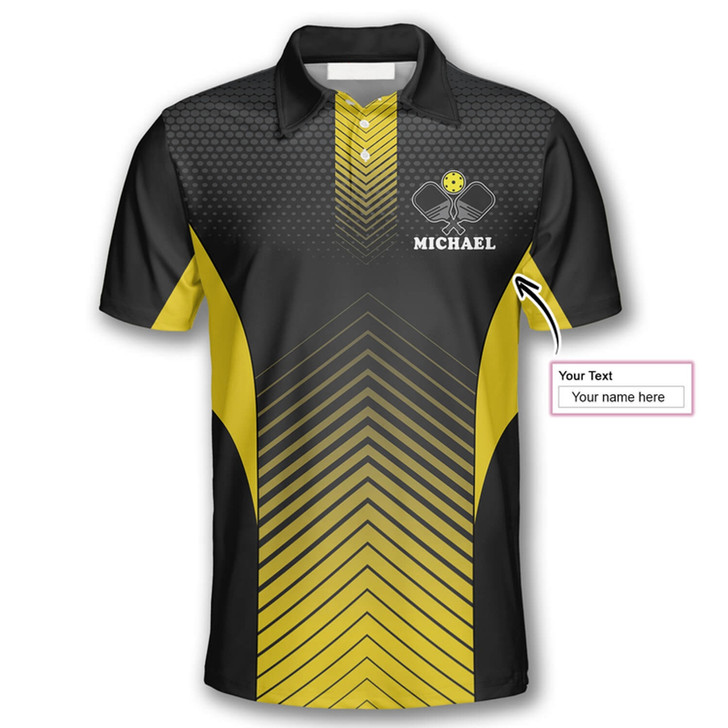 Personalized Polo Shirts Leave It All On The Court Pickleball - Custom Name
