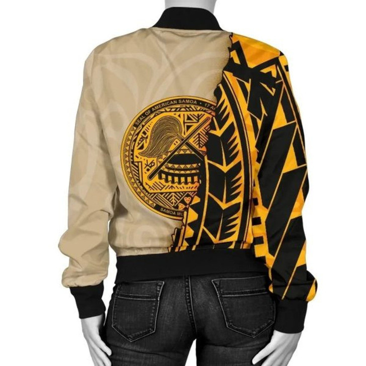 3D Bomber Jacket American Samoa - Polynesian Wild Style
