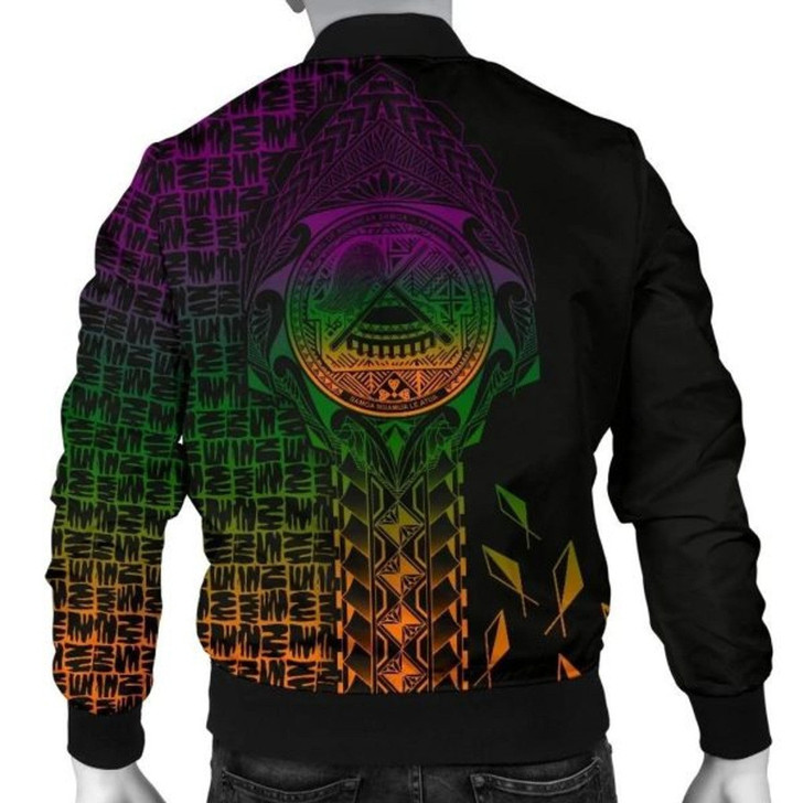 3D Bomber Jacket American Samoa - AS Seal Rocket Style