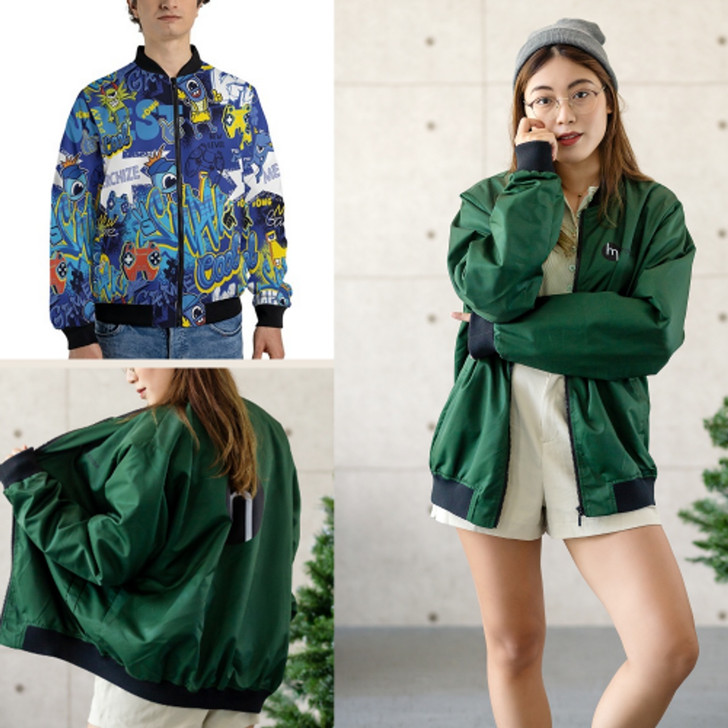 3D Bomber Jacket Barbados Wo - Curve Version