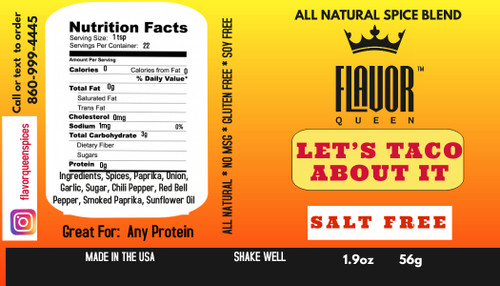 Let's Taco About It   (Salt Free)