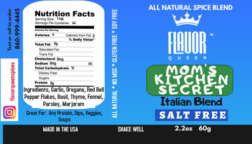 Mom's  Kitchen Secret  (Salt Free)