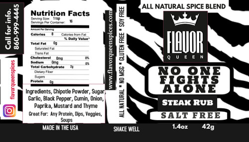 No One Fights Alone (Salt Free)
