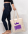 Tote with Purple Logo