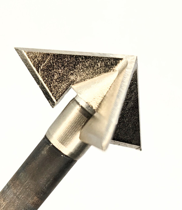 Bishop 100 Grain PRO 3 on Bishop Steel Footed FOC KING Arrow Shaft 