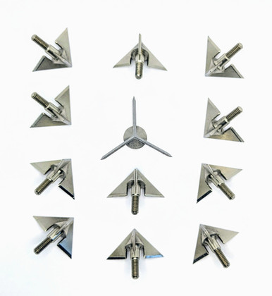 100 GRAIN PRO 3 (Quantity of 12 Broadheads) - Bishop Archery