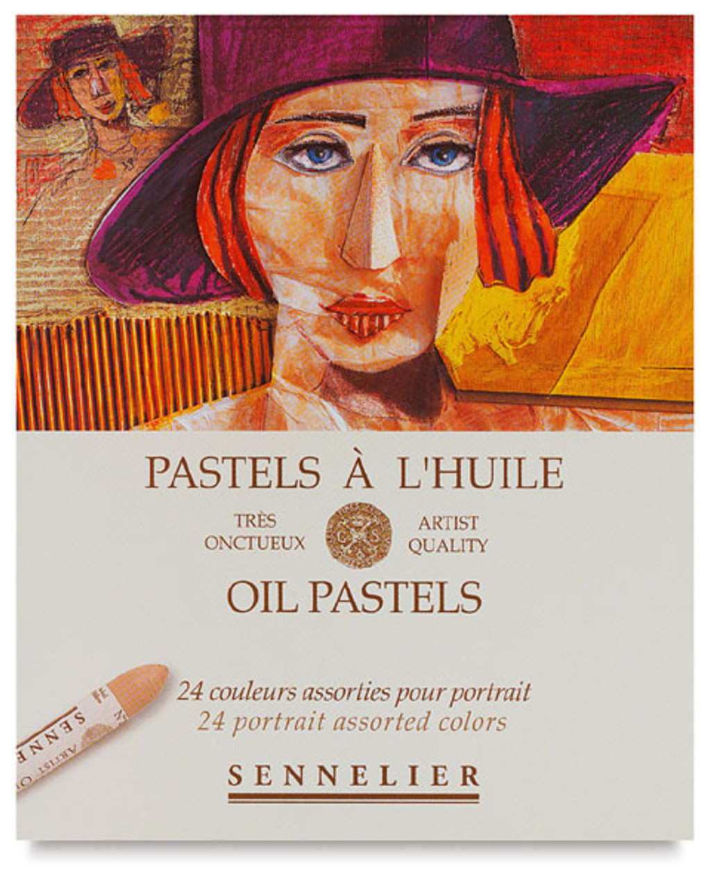 Sennelier Oil Pastels Set of 24 Assorted Colors