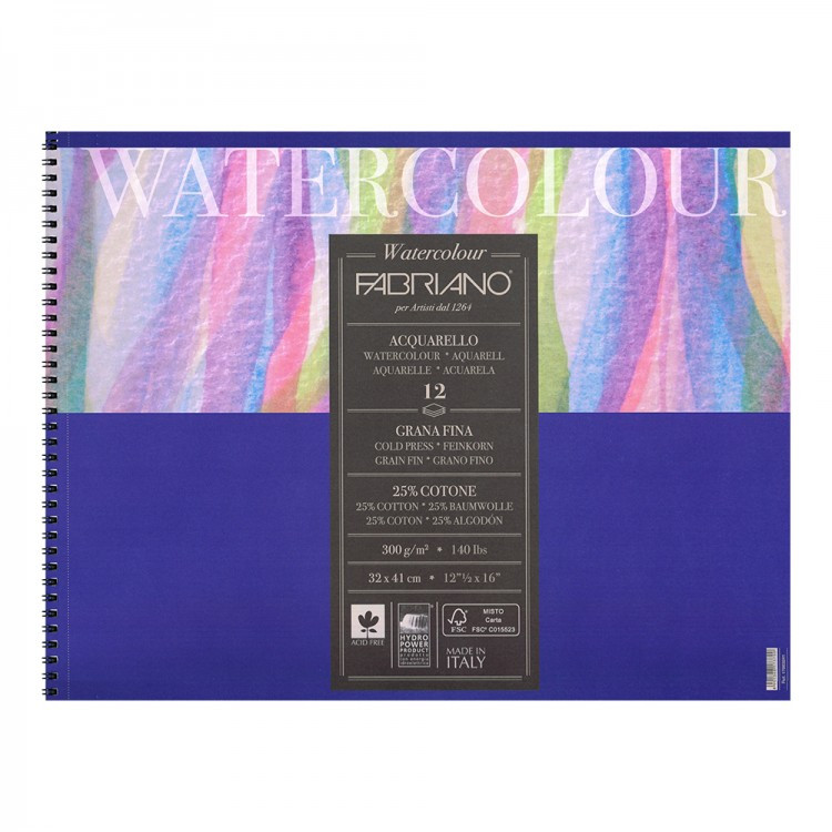 Blocco Fabriano Studio Cold Press Per Acquerello – 50 Fogli 11x14 Pollici – Carta Per Acquerello E Guazzo - 2