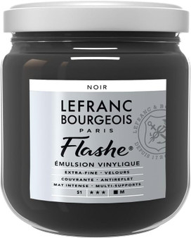 Lefranc & Bourgeois Flashe Vinyl 400ml - BLACK or WHITE ONLY