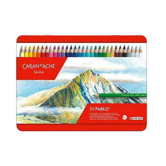 CARAN d'ACHE PABLO® Colouring Pencil Set - Tin of 30