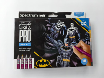 Spectrum Noir Fan Art Like a Pro - The Batman -  18 pc set