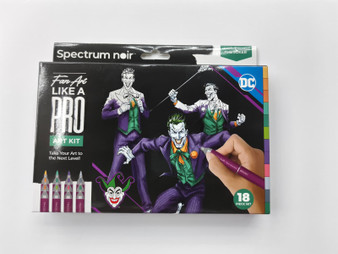 Spectrum Noir Fan Art Like a Pro - The Joker -  18 pc set