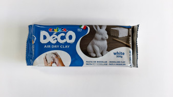 Carioca Deco White Air Dry Clay - 500g and 1kg