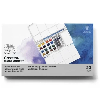 Winsor & Newton Cotman Watercolour Mixed Travel Set