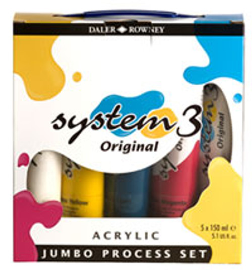 System 3 Jumbo Process Set(5X150ML)