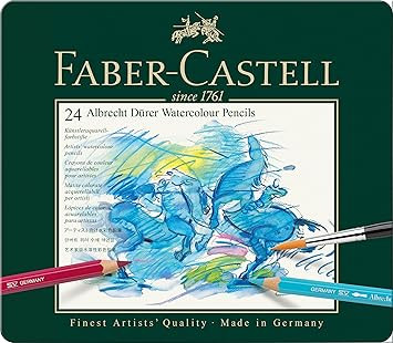 Faber Castell Albrecht Durer Watercolour Pencil Set - Tin of 24