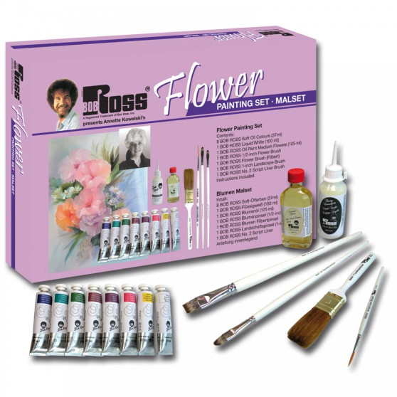 BOB ROSS Floral Painting Set