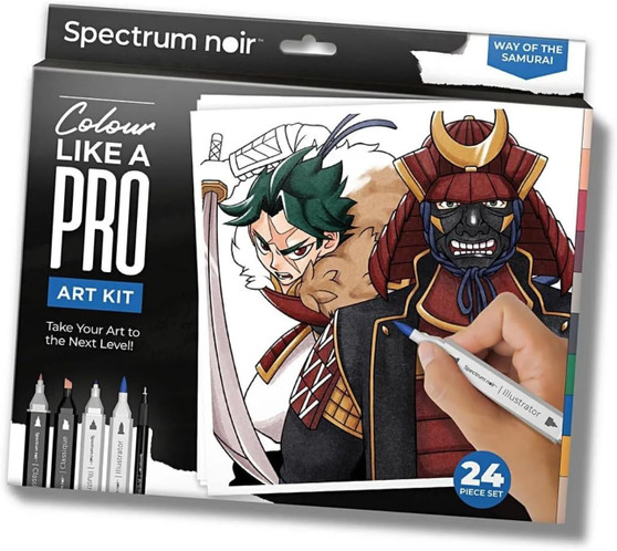 Spectrum Noir Fan Art Like a Pro Way Of The Samurai -  24 pc set
