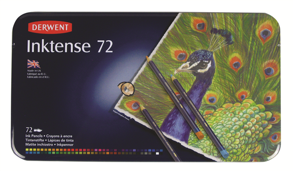 Derwent Inktense Pencil Set - Tin of 72