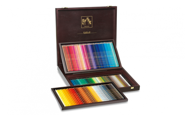 CARAN d'ACHE PABLO® Colouring Pencil Set - Wooden Box of 120