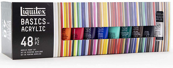 Liquitex Basics Acrylic Paint Set of 48 X 22ml Tubes