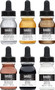 Liquitex Professional Acrylic Ink, Set of 6 x 30 ml Iridescent Colours