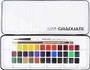 Daler Rowney Graduate Watercolour Aquarelle 36 Half Pan Student Set