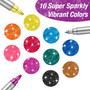 Faber-Castell Glitter Double Ended Felt Tip Pens - Set of 10