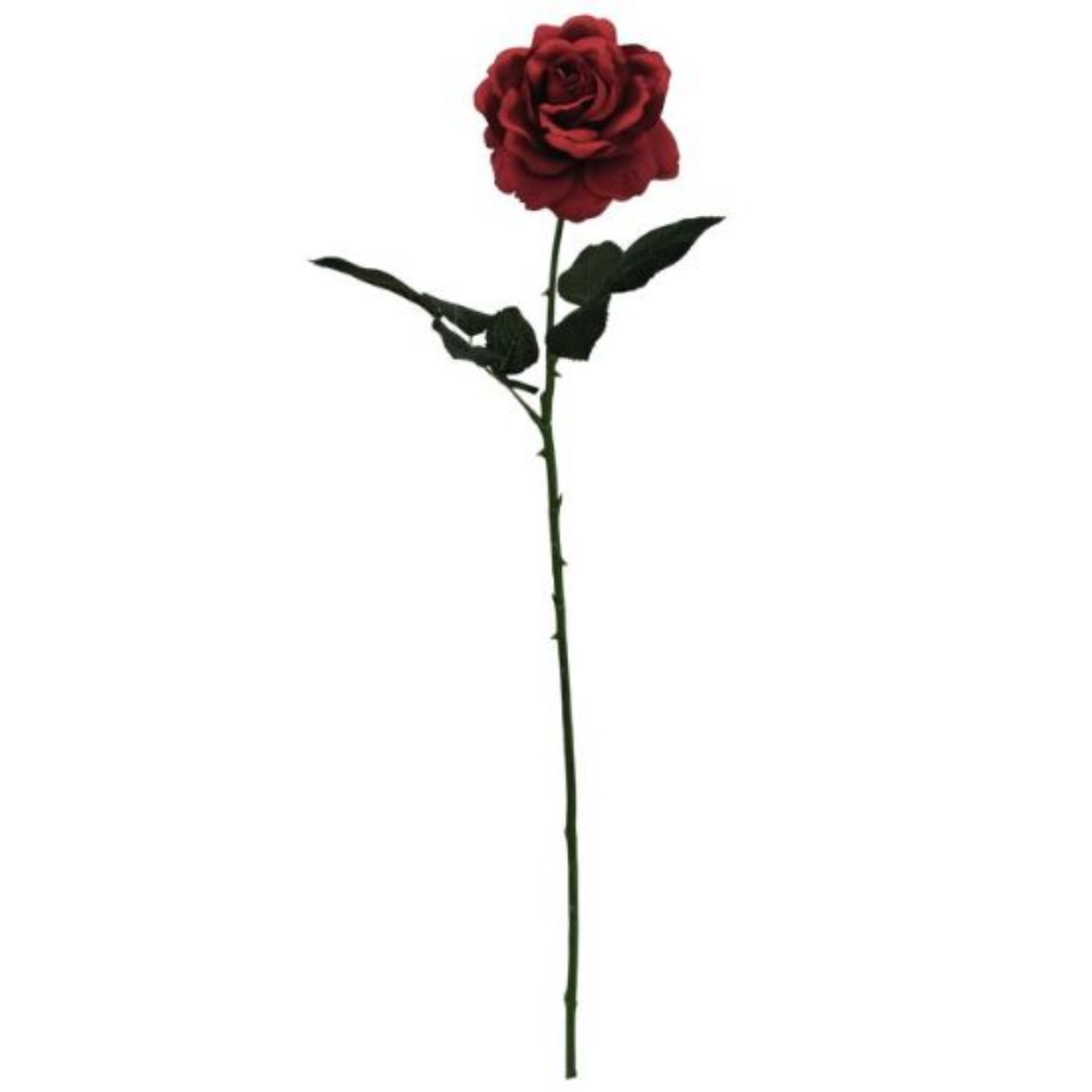 63cm Real Touch Red Tea Rose (1)