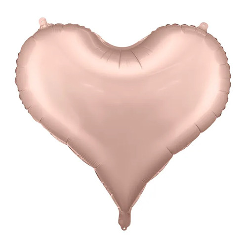 30 inch Rose Gold Satin Heart Foil Balloon (1)