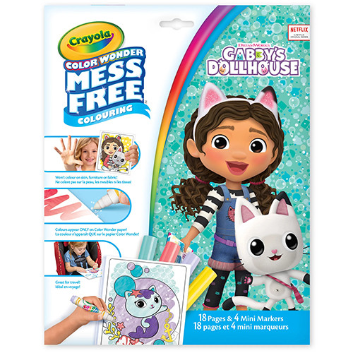 Gabby's Dollhouse Crayola Colour Wonder Colouring Pack (1)