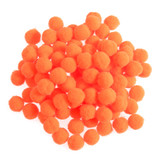 Orange Pom Poms - 6mm (100)