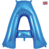 34 inch Oaktree Blue Letter A Foil Balloon (1)