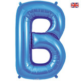 34 inch Oaktree Blue Letter B Foil Balloon (1)