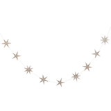 Gold Star Wooden Garland - 2m (1)