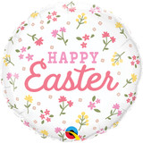 18 inch Happy Easter Ditsy Floral Foil Balloon (1)