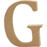 MDF Wooden Letter G - 8cm (1)