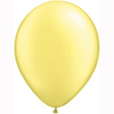 11" Pastel Pearl Lemon Chiffon Latex balloons (100)