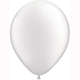 11" Pastel Pearl White Latex Balloons (100)