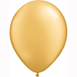 11" Metallic Gold Latex Balloons (100)