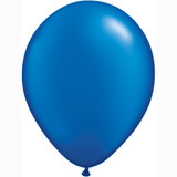 11" Radiant Pearl Sapphire Blue Latex Balloons (100)
