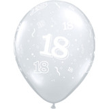 11 inch 18-A-Round Clear Latex Balloons (50)